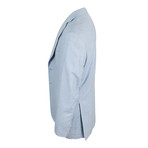 D'Avenza // Cashmere 3 Roll 2-Button Trim Fit Sport Coat II // Blue (Euro: 52R)