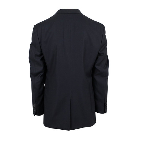 Wool 3/2-Button Trim Fit Sport Coat // Black (Euro: 50R)
