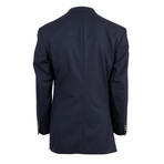 Wool Double Breasted Sport Coat Blazer // Blue (Euro: 50R)