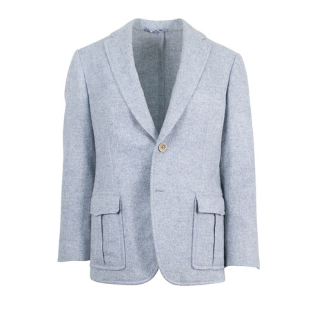 Wool 2-Button Sport Coat // Blue (Euro: 50)