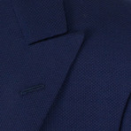 Wool-Mohair DB Slim Fit Sport Coat Blazer // Blue (Euro: 52)