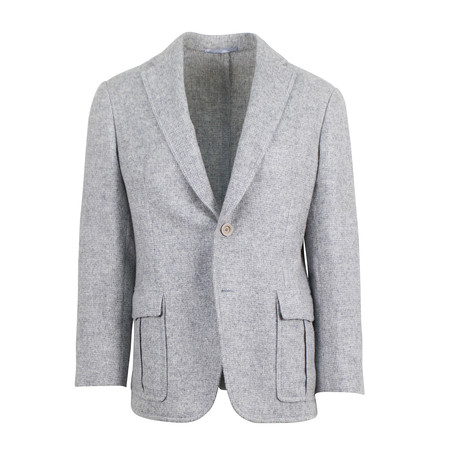 Wool 2-Button Slim Fit Sport Coat // Gray (Euro: 50)