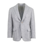 Wool 2-Button Slim Fit Sport Coat // Gray (Euro: 50)