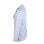 Linen 3/2-Button Trim Fit Sport Coat // Blue (Euro: 52)