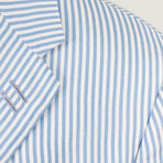 Linen 3/2-Button Trim Fit Sport Coat // Blue (Euro: 52)