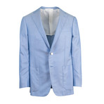 Cashmere-Silk 2-Button Trim Fit Sport Coat II // Blue (Euro: 50)