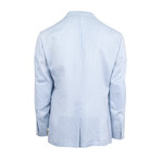 Linen 3/2-Button Trim Fit Sport Coat // Blue (Euro: 52)