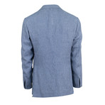 Linen 3 Roll 2-Button Trim Fit Sport Coat // Blue (Euro: 48)