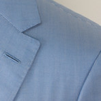Cashmere-Silk 2-Button Trim Fit Sport Coat II // Blue (Euro: 50)
