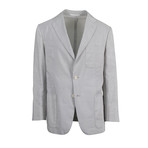 Silk Blend 2-Button Trim Fit Sport Coat // Gray (Euro: 50)