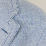 Wool Blend 2-Button Trim Fit Sport Coat II // Blue (Euro: 50)