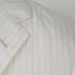 Silk Blend 2-Button Trim Fit Sport Coat // White (Euro: 48)