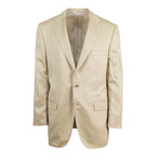 D'Avenza // Wool-Silk 2-Button Classic Fit Sport Coat // Brown (US: 52R)