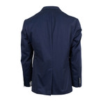 D'Avenza // Cotton 2-Button Trim Fit Sport Coat // Blue (Euro: 50R)
