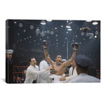 Jubilant Victory Celebration, February 25th, 1964 // Muhammad Ali Enterprises (26"W x 18"H x 0.75"D)