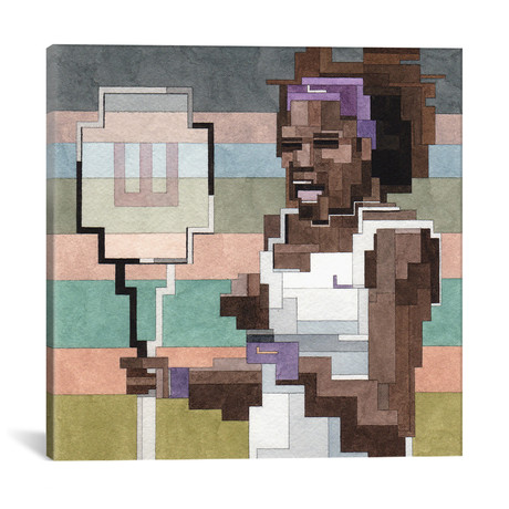 Serena Williams // Adam Lister (18"W x 18"H x 0.75"D)