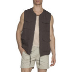 Fisherman's Vest // Brown (L)