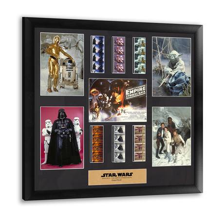 Star Wars Episode V: Empire Strikes Back // Montage FilmCells Presentation with Backlit LED Frame