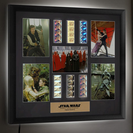 Star Wars Return of The Jedi // Special Edition Montage FilmCells Presentation with Backlit LED Frame
