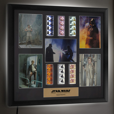 Star Wars Episode V: The Empire Strikes Back // FilmCells Presentation with Backlit LED Frame