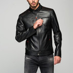Dario Leather Jacket // Black (S)