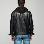 Atanasio Leather Jacket // Black (M)