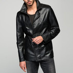 Capponi Leather Jacket // Black (XS)
