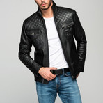 Benedetto Leather Jacket // Black (M)