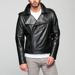 Sabele Leather Jacket // Black (XL)