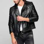 Sosteneo Leather Jacket // Black (2XL)