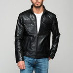 Costanza Leather Jacket // Black (M)