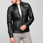 Bertorelli Leather Jacket // Black (M)