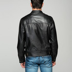 Calderone Leather Jacket // Black (M)