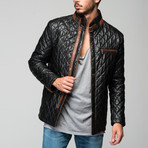 Evremondo Leather Jacket // Black (L)