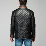 Evremondo Leather Jacket // Black (XL)