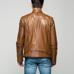 Lautone Leather Jacket // Antique Brown (L)