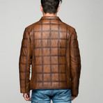 D'Ambra Leather Jacket // Antique Brown (XS)