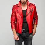 Iacopone Leather Jacket // Red (M)