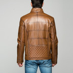 Lo Faro Leather Jacket // Antique Brown (L)