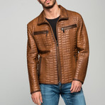 Minervino Leather Jacket // Antique Brown (XS)