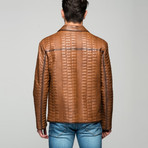 Minervino Leather Jacket // Antique Brown (2XL)