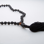 Lava Stone + Stainless Steel Necklace