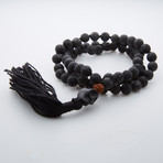 Lava Stone + Stainless Steel Necklace