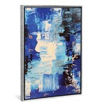 Blue Abstract II // Radiana Christova (26"W x 18"H x 0.75"D)