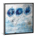 Blue Circles // Kent Youngstrom (18"W x 18"H x 0.75"D)