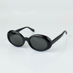 Saint Laurent Paris // Oval Sunglasses // Black