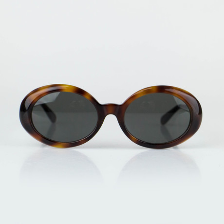 Saint Laurent Paris // Oval Sunglasses // Tortoise