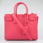 Saint Laurent Paris // Sac De Jour Grained Leather Handbag // Light Rose