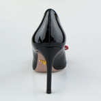 Prada // Patent Leather Bow Pumps // Black (Euro: 36.5)