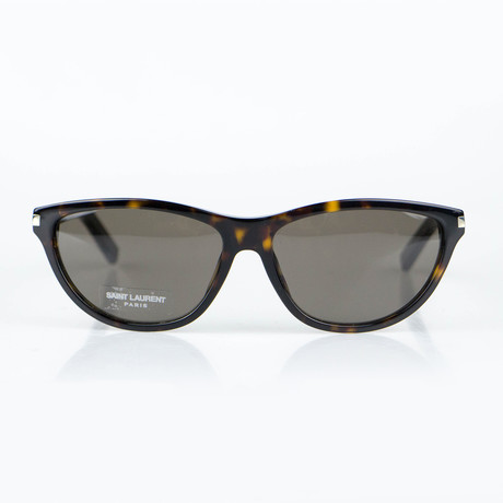 Saint Laurent Paris // Cat Eye Sunglasses // Havana Brown